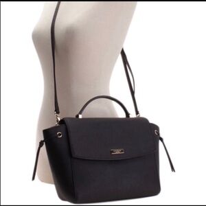 KATE Spade Lilah Saffino leather black satchel